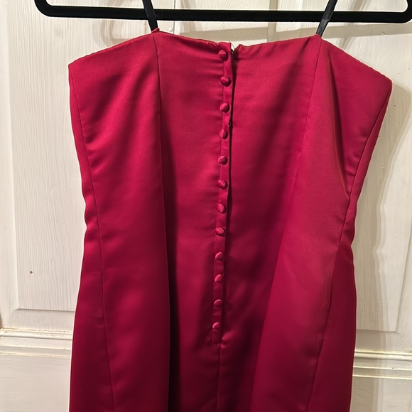 Nicole Miller Strapless Cocktail Dress - Picture 3 of 7